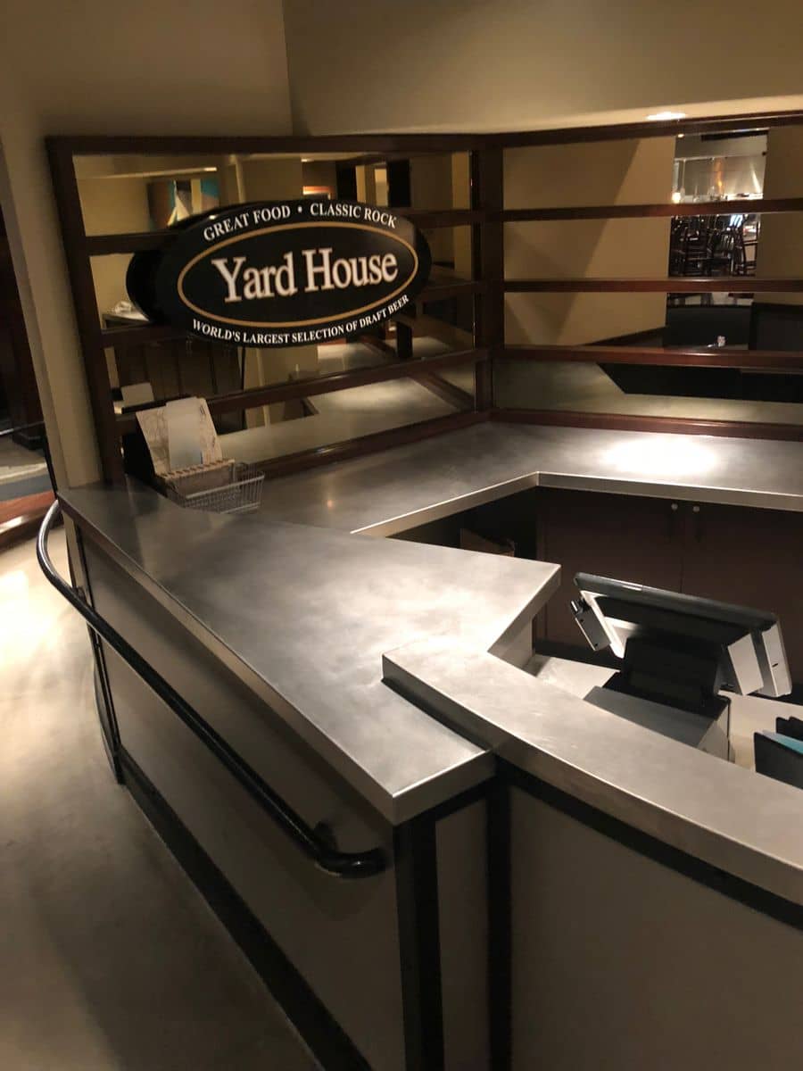 On-site commercial kitchen stainless installation by Low's Custom Stainless
