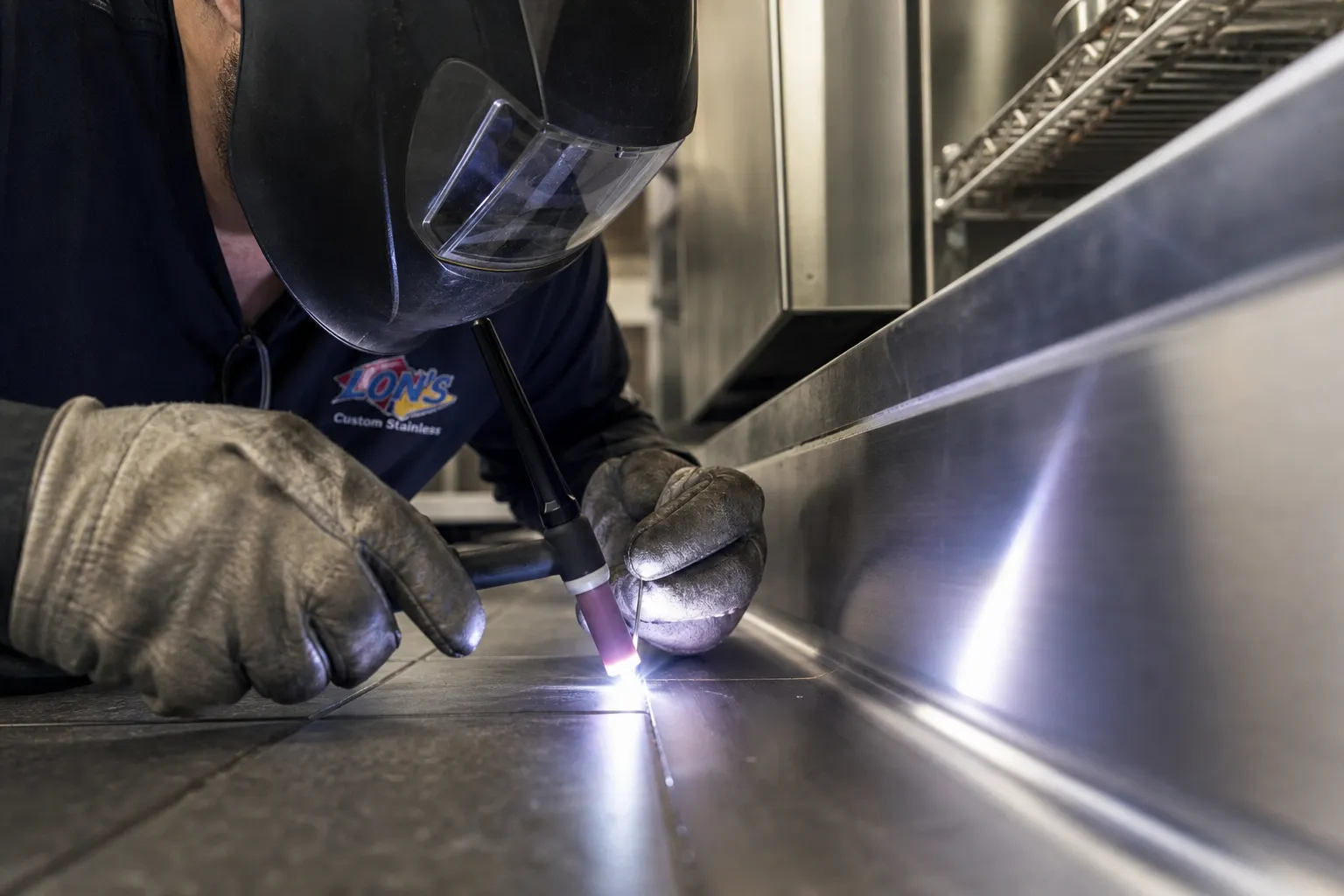 TIG Welding at Low's Custom Stainless